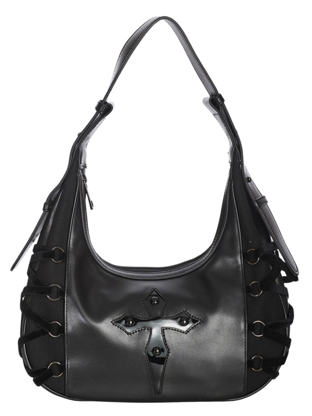 Gothic Cross Corset Shoulder Bag